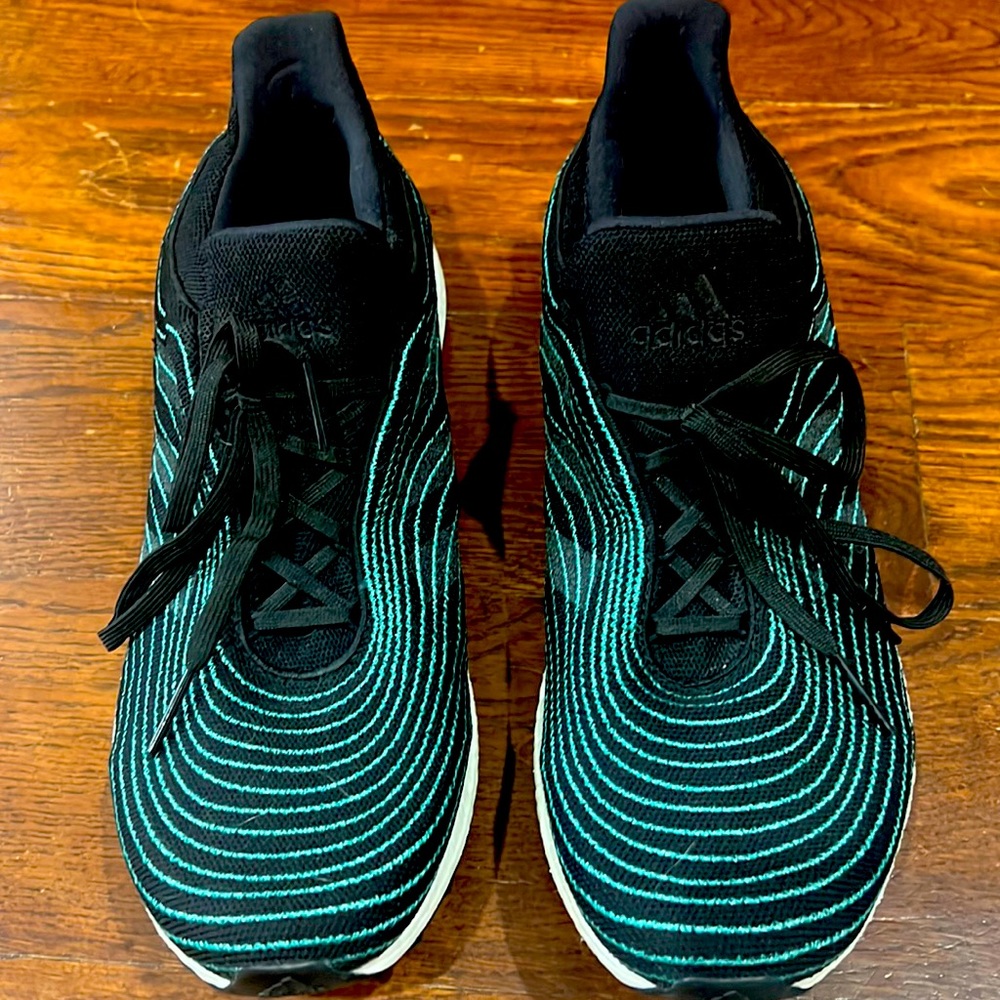 Men’s NEW Adidas PYV 702001 Green/Black Sneaker Size 12